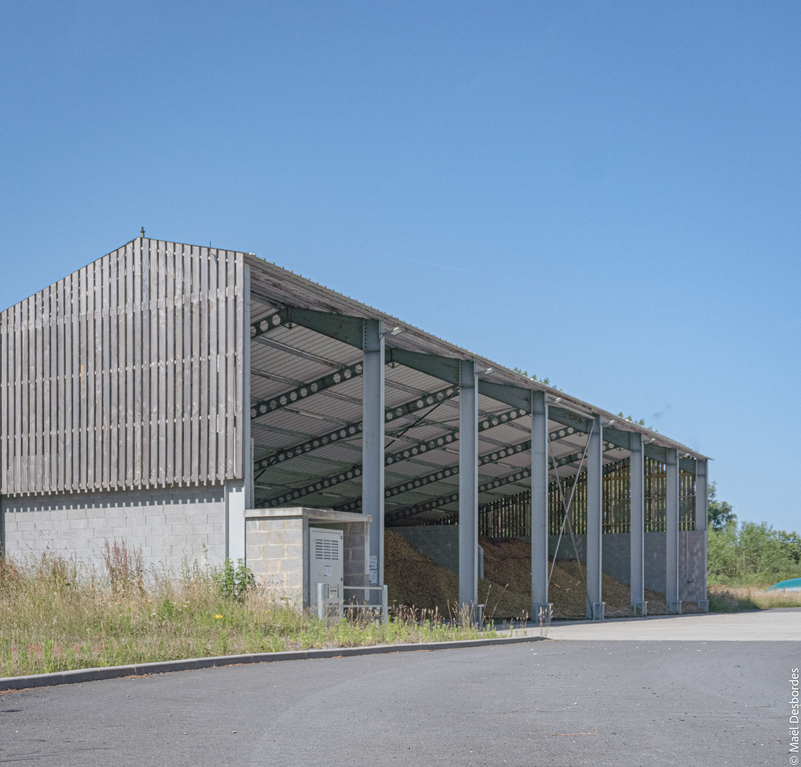 Plateforme stockage de bois - Questembert (56)