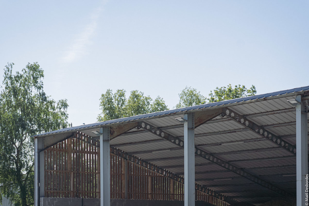 Plateforme stockage de bois - Questembert (56)