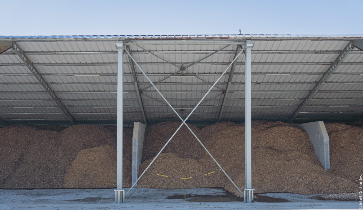 Plateforme stockage de bois - Questembert (56)